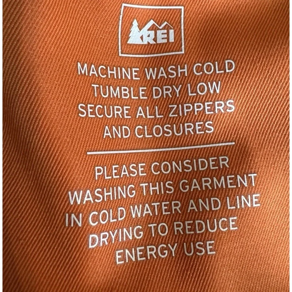 REI Swim Trunks Mens 34 Orange Gray‎ Board Shorts Bathing Suit Mens Swimming